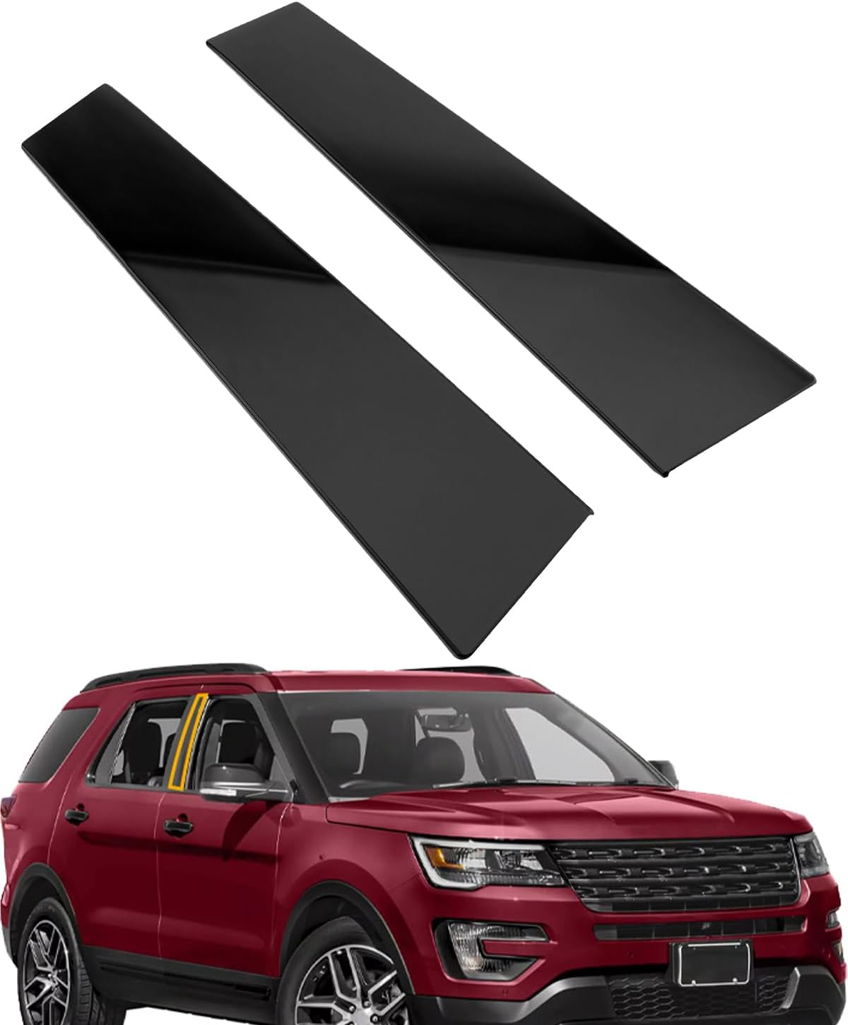 B Pillar Trim Molding for 2011-2016 Ford Explorer - Easy Install