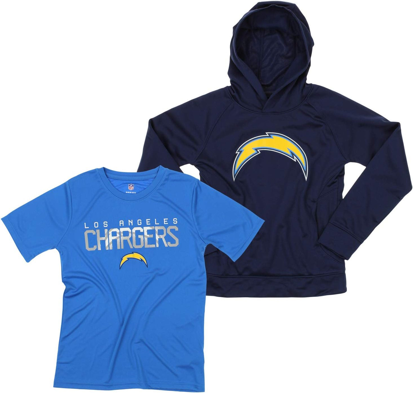 Outerstuff NFL Youth Boys Performance Hoodie and Tee Combo Set