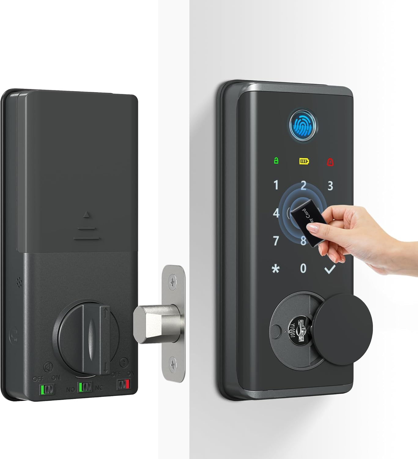 Smart Door Lock with 5 Ways to Unlock for Home and Office
