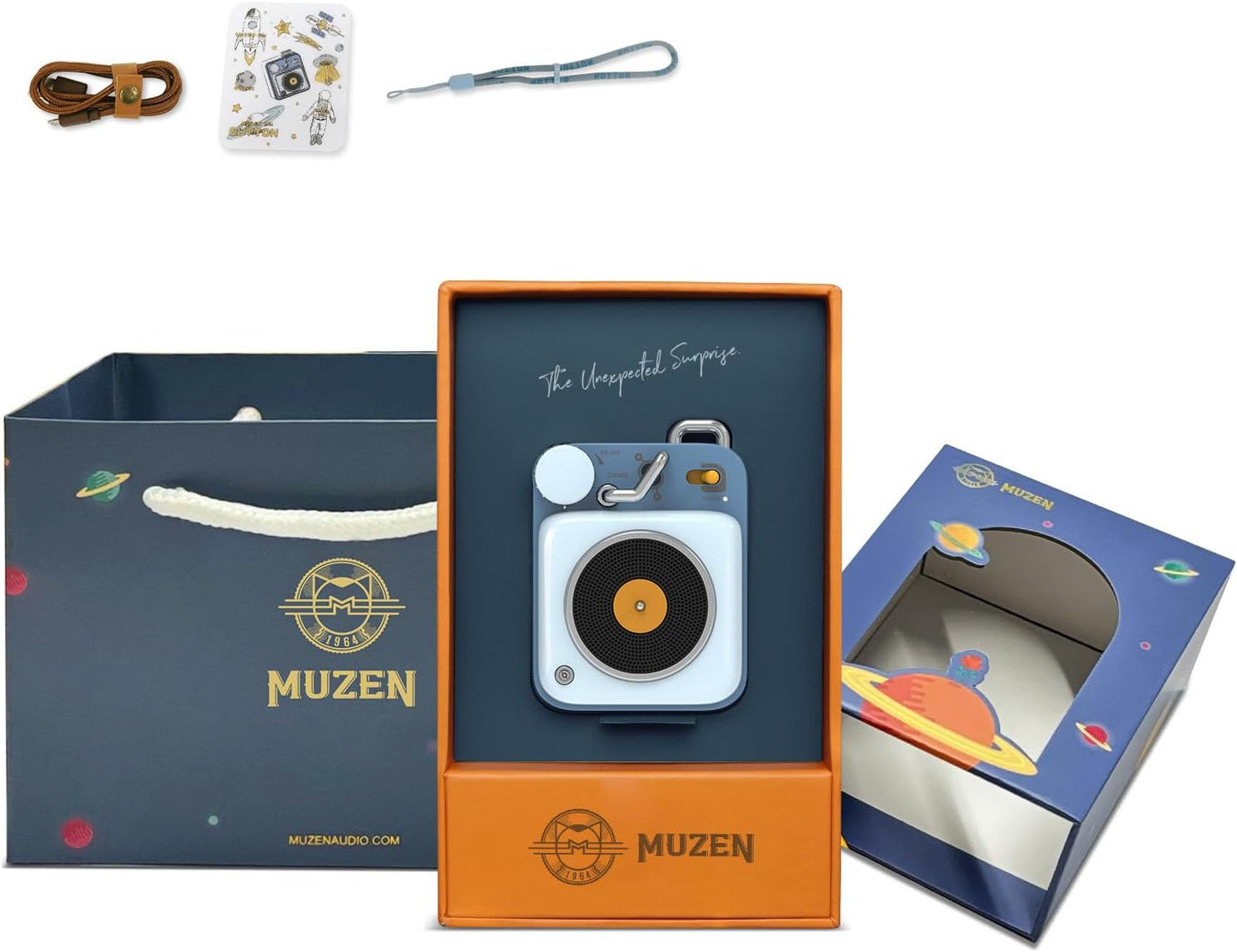 Portable HiFi Mini Bluetooth Speaker by Muzen