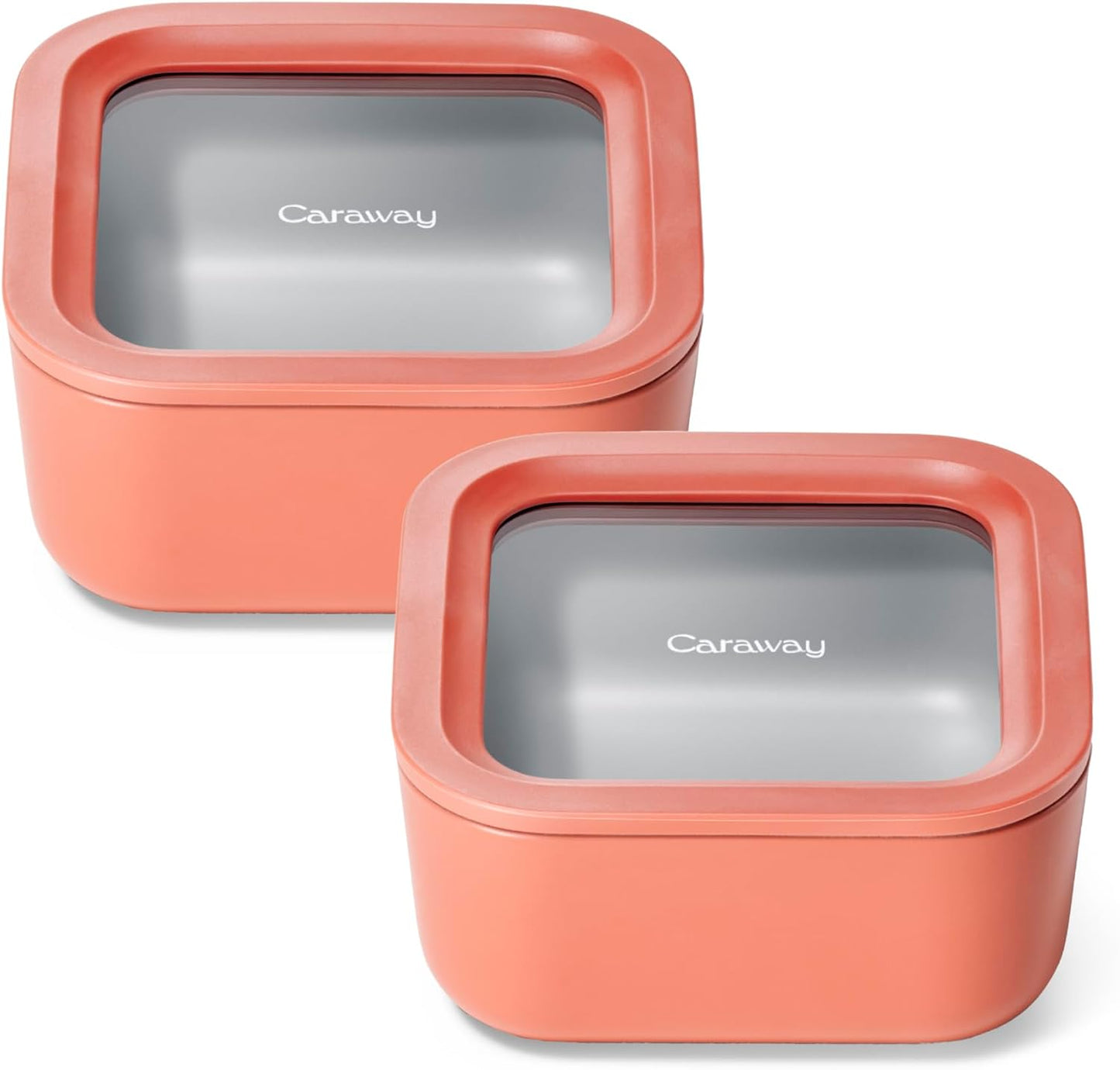 Caraway 2pc Glass Food Storage Set - Non Toxic & Versatile