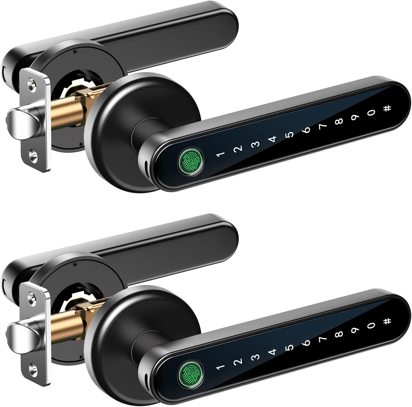 IRONZON Fingerprint Door Lock with Keypad for Home and Office