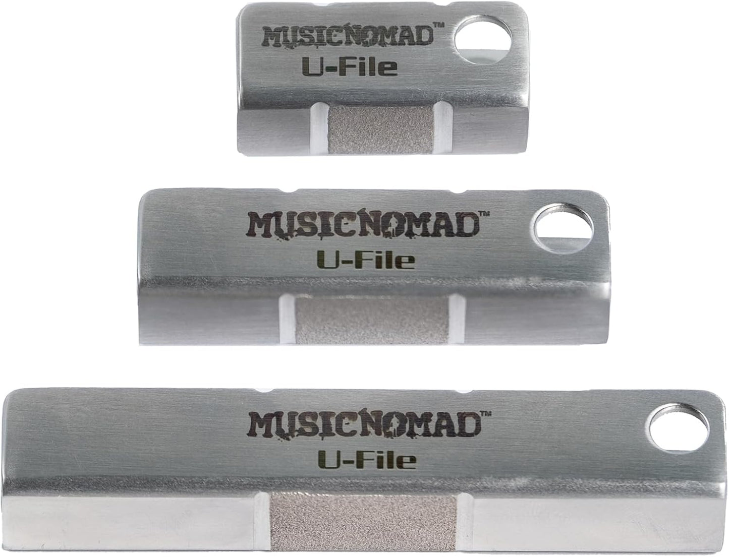 U-File Single Fret Leveler 3-Pack for Guitar and Bass Use