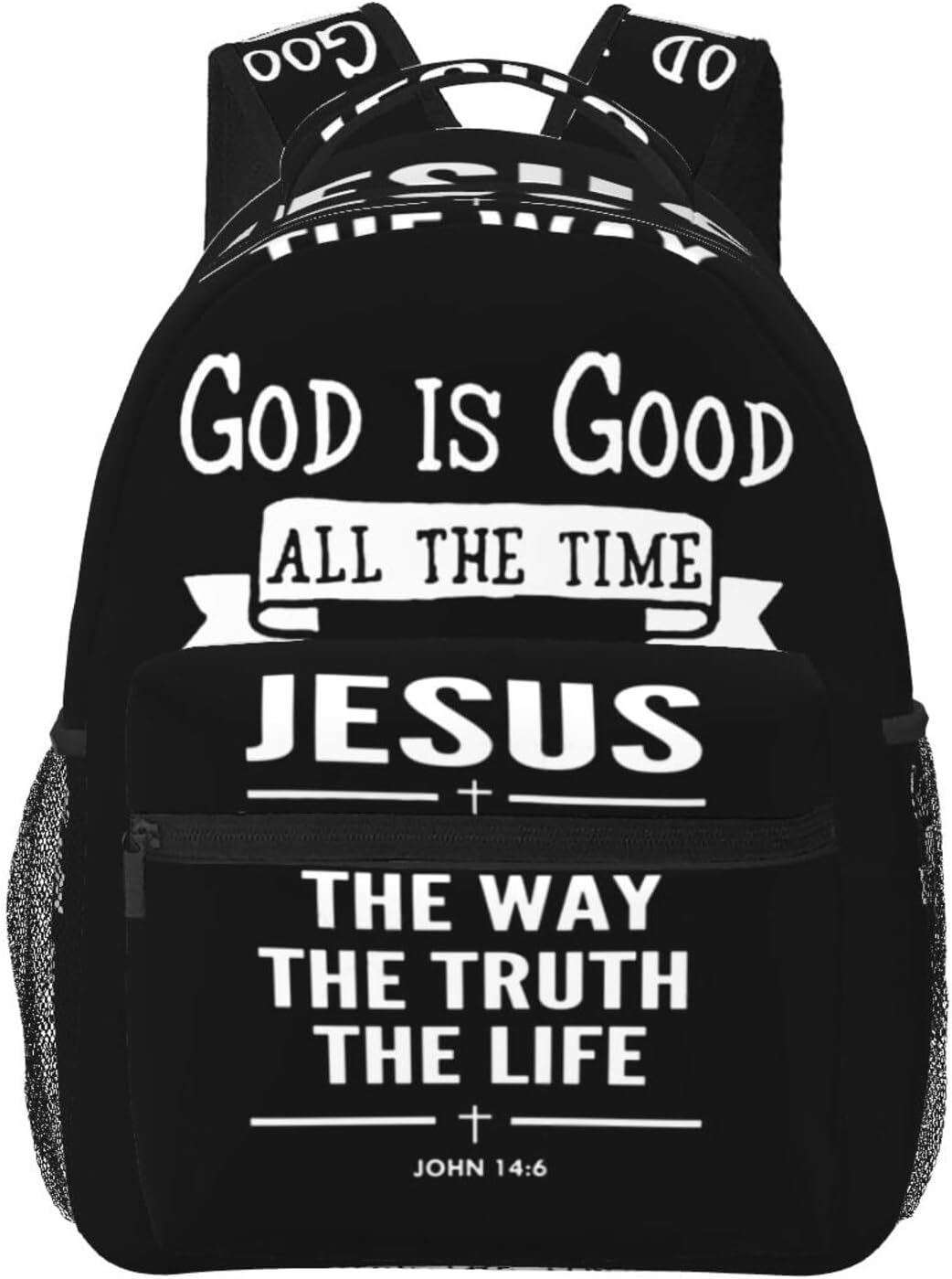 Christian Bible Laptop Backpack for Travel and Outdoor Use