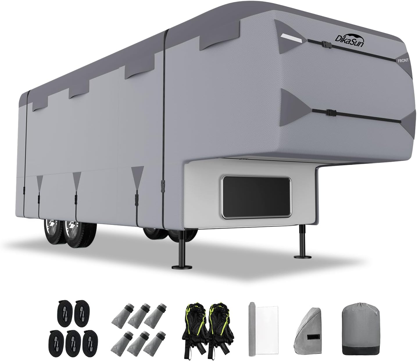 5th Wheel RV Covers for 40-44ft Trailers - Waterproof & Windproof