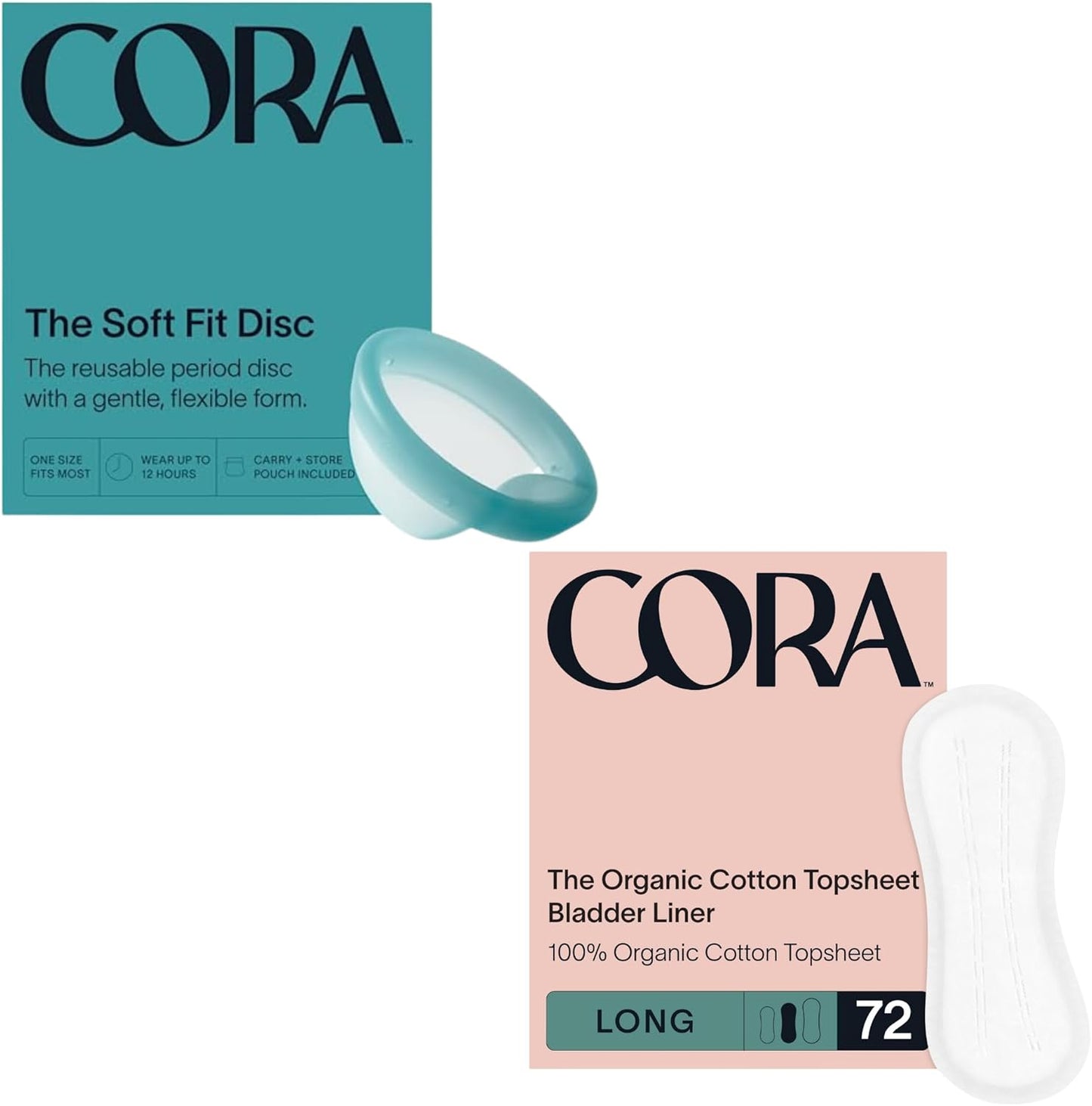 Cora Reusable Menstrual Disc & Cup Bundle