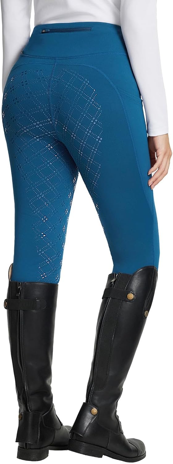 Baleaf Women's Winter Riding Pants Full Seat Breeches for Equestrian