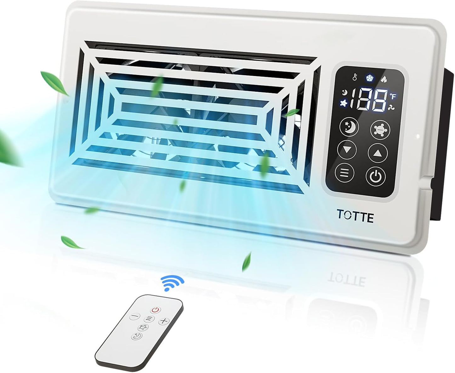 Efficient Smart Vent Booster Fan with Remote Control