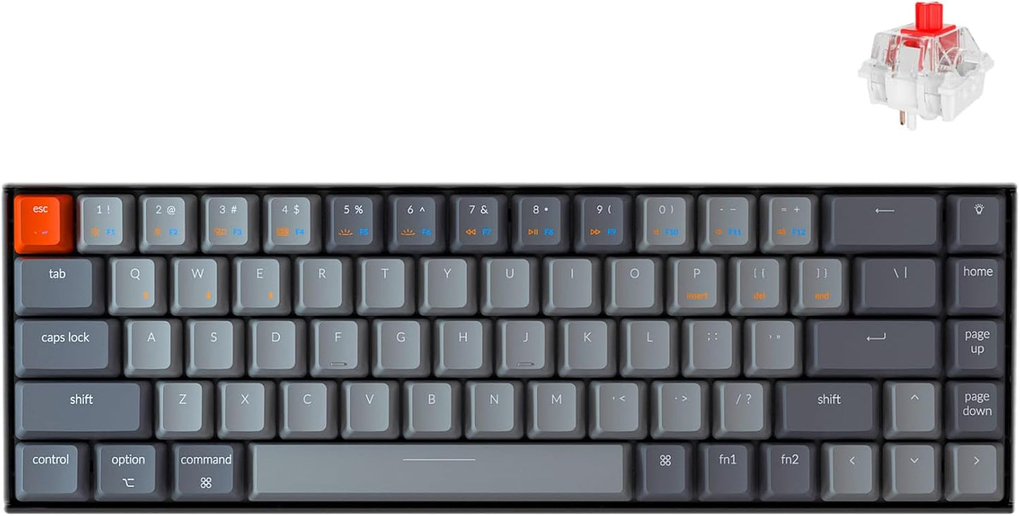 Keychron K6 Wireless Gaming Keyboard: Hot-Swappable, Compact Design