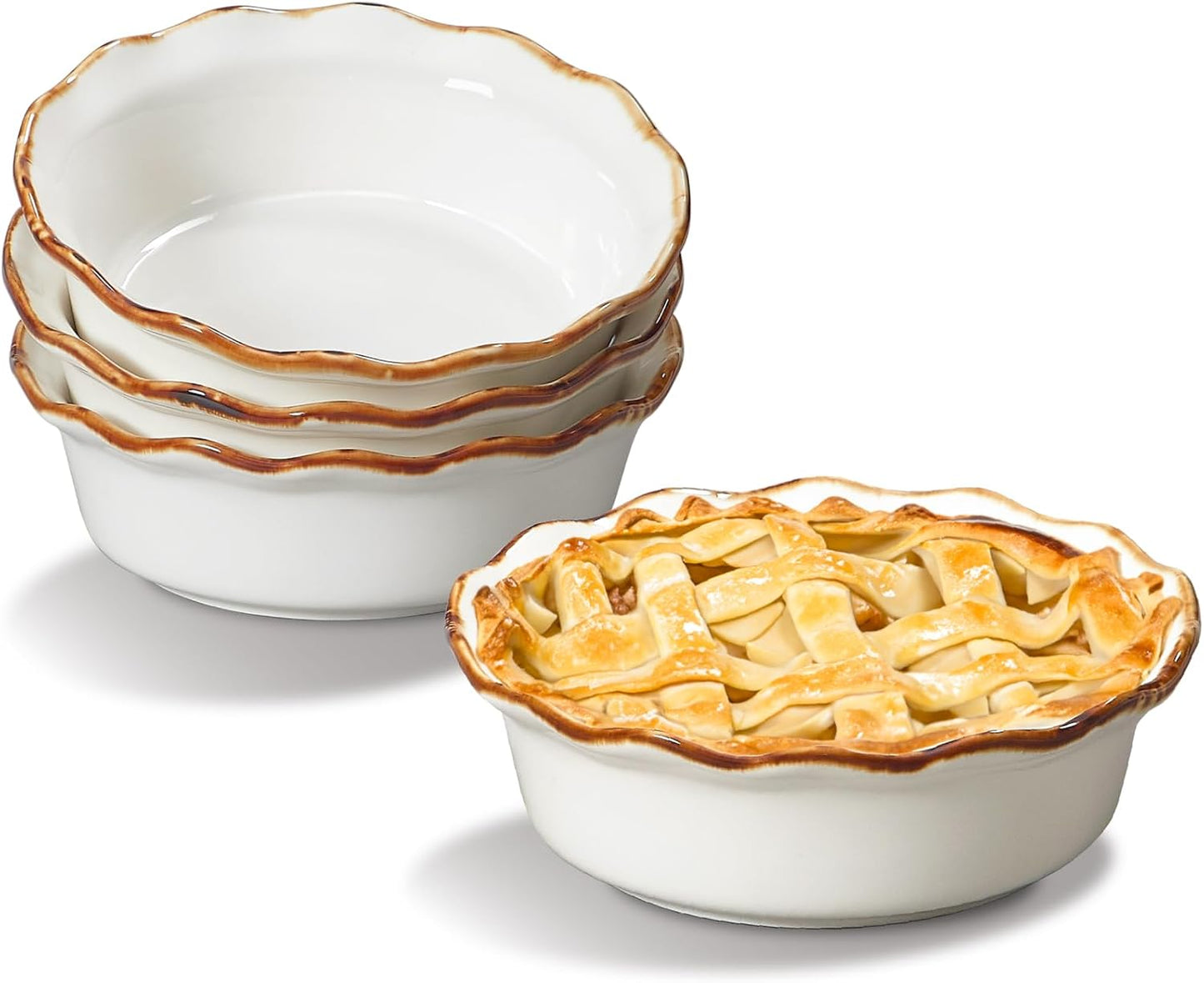 ONEMORE Mini Pie Pans for Baking Delicious Individual Pies