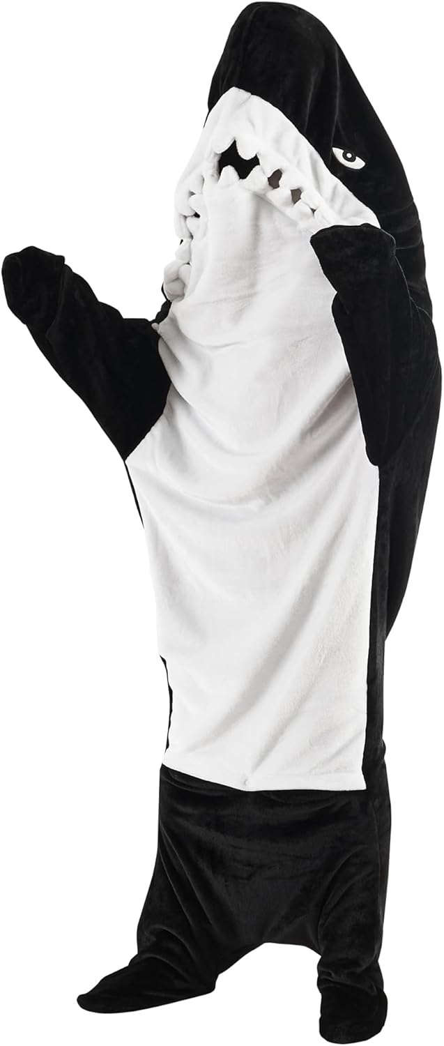 Shark Blanket Hoodie - Cosy Full Body Fish Blanket