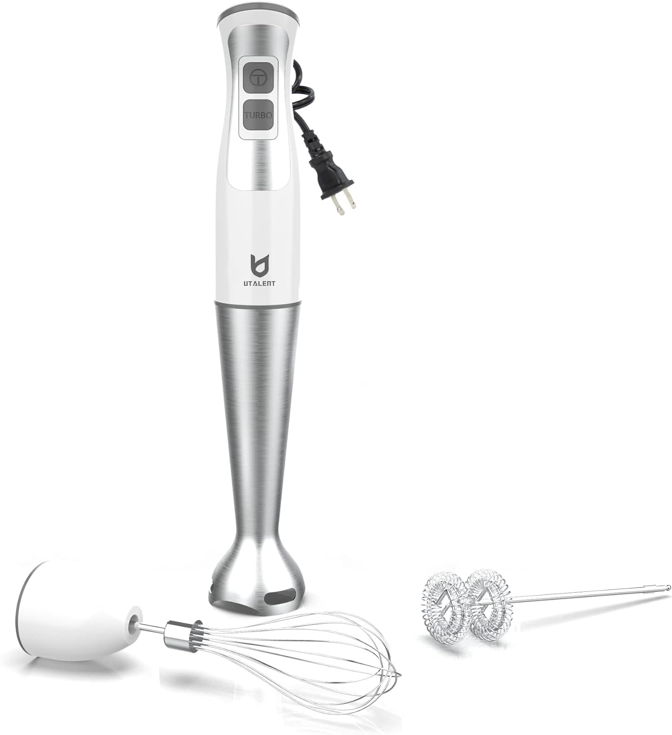 UTALENT 3-in-1 Hand Blender - Blend, Froth, Whisk!