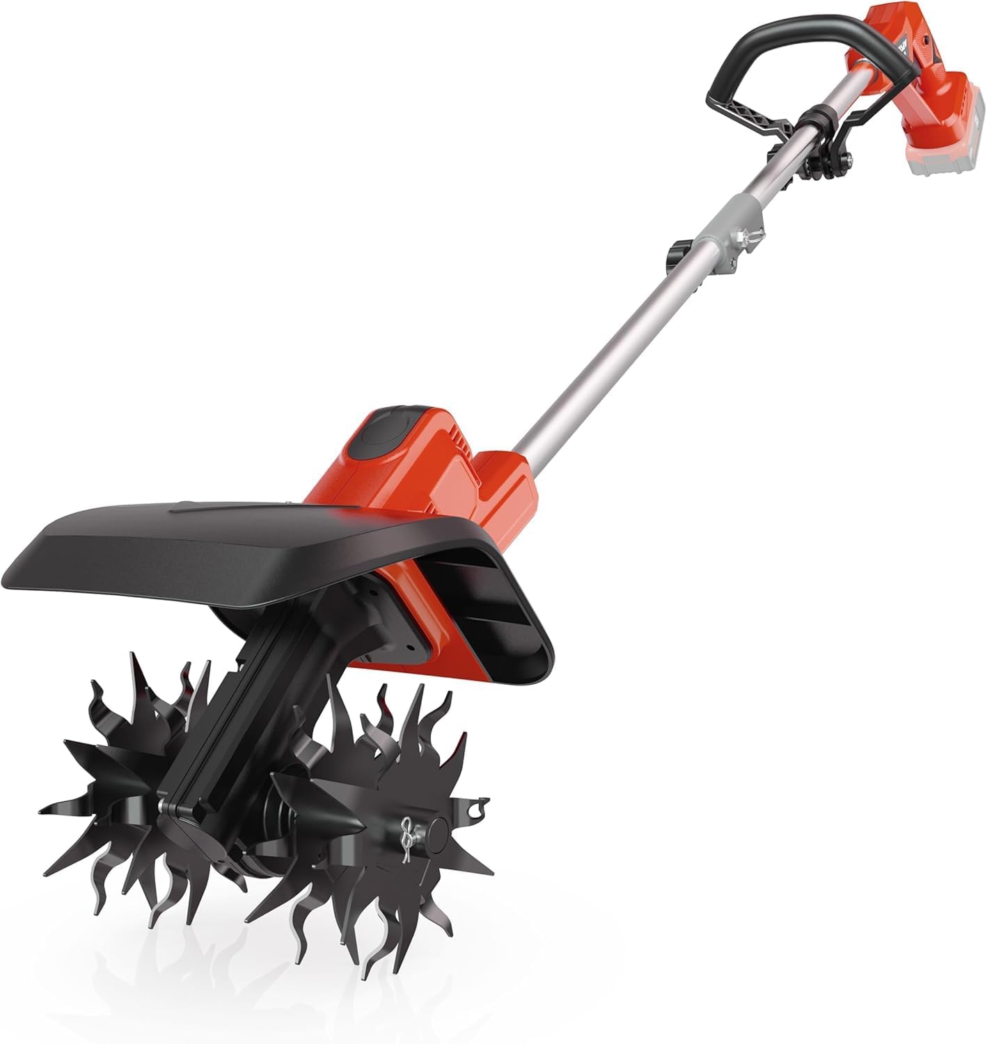 Cordless Tiller Cultivator for Milwaukee 18V Battery - Efficient Tool
