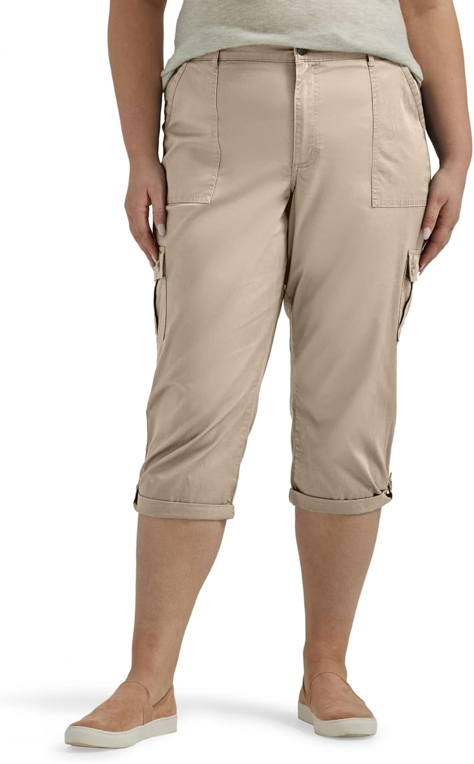 Lee Women's Plus Size Ultra Lux Comfort Cargo Capri Pant Review