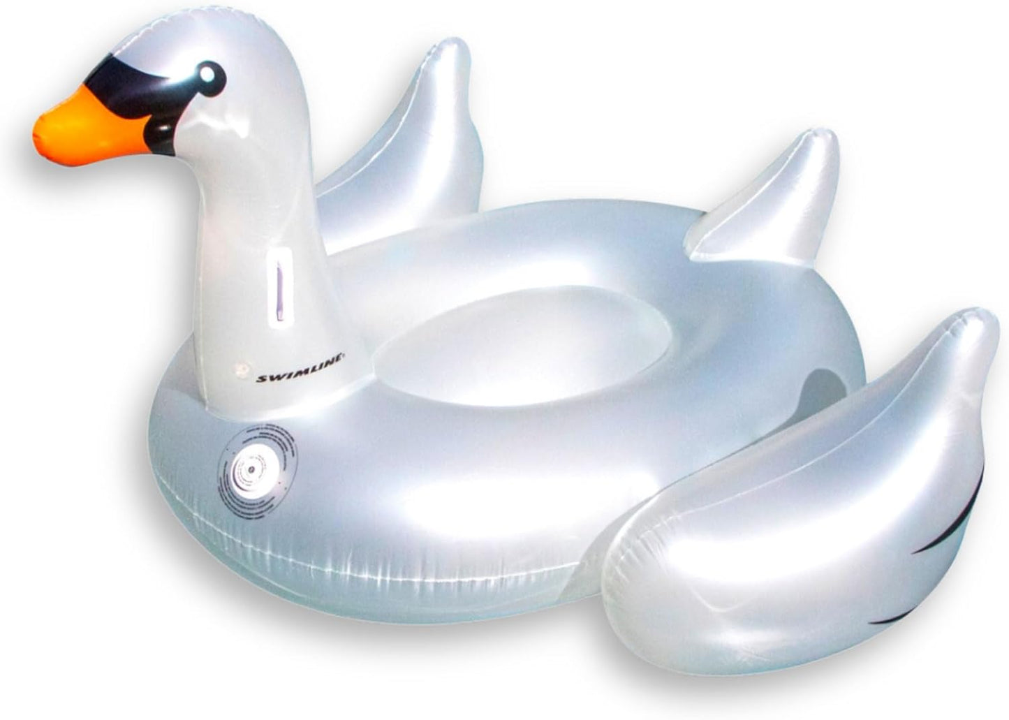 SWIMLINE ORIGINAL LED Inflatable Swan Pool Float Lounge