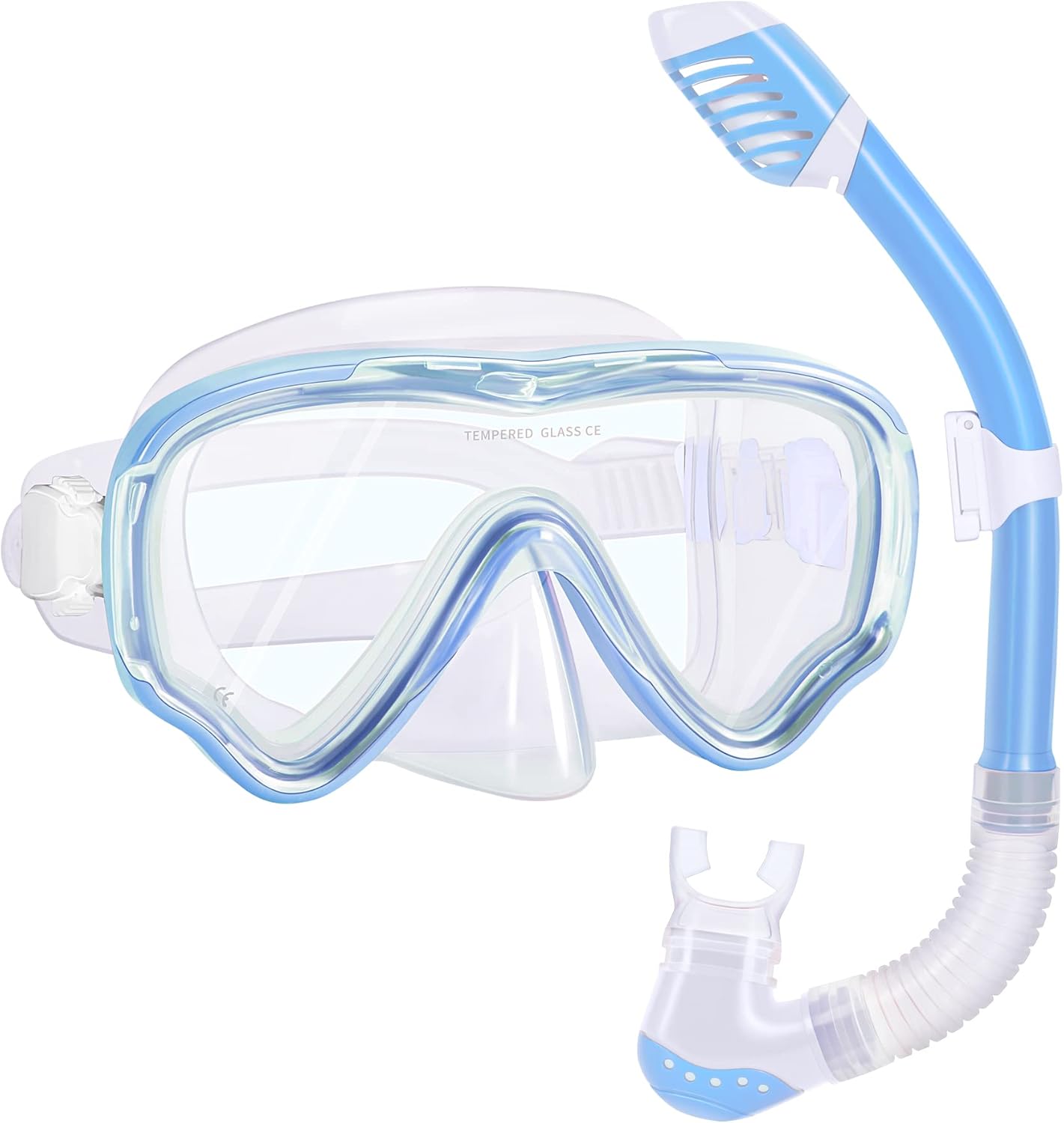 SwimStars Snorkel Set - Fog-Free, Dry Top, Carry Bag