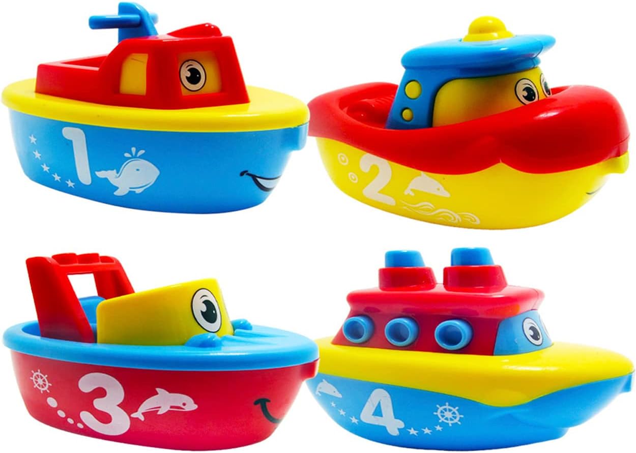 Magnetic Boat Set for Fun Bath Learning