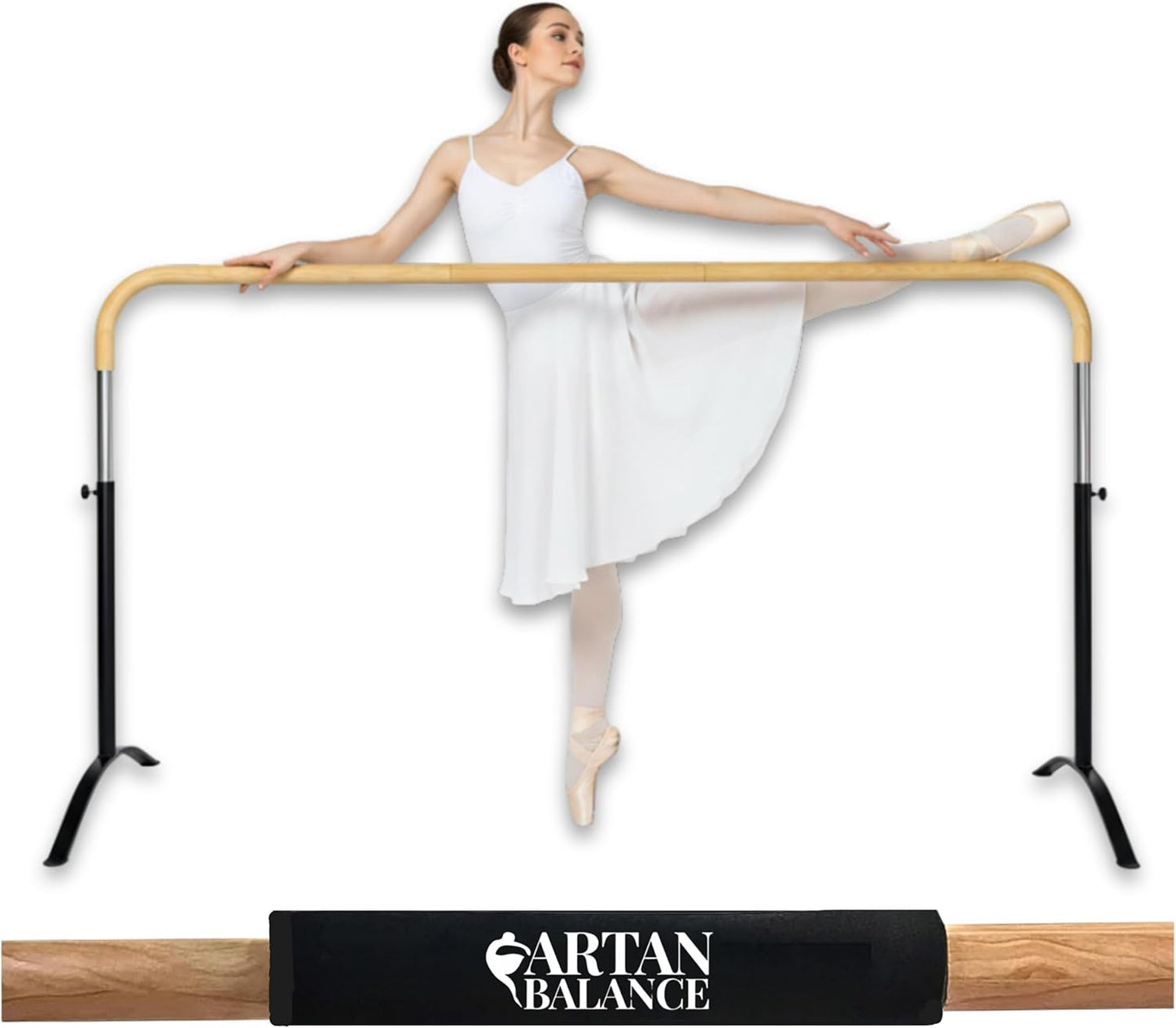 Portable Ballet Barre for Home or Studio - Adjustable Height