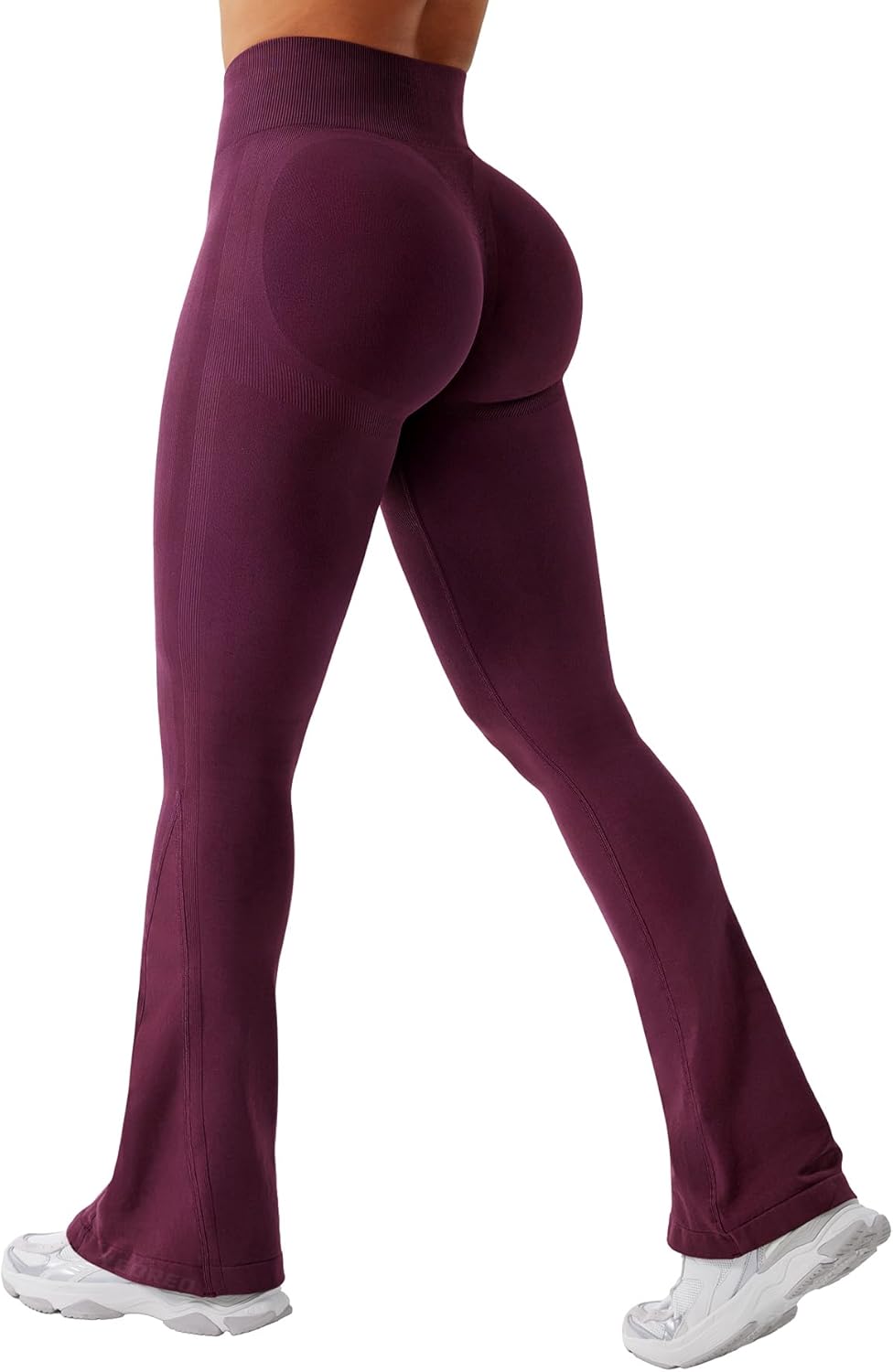 YEOREO Mini Flare Leggings for Women - Butt Lifting Yoga Pants