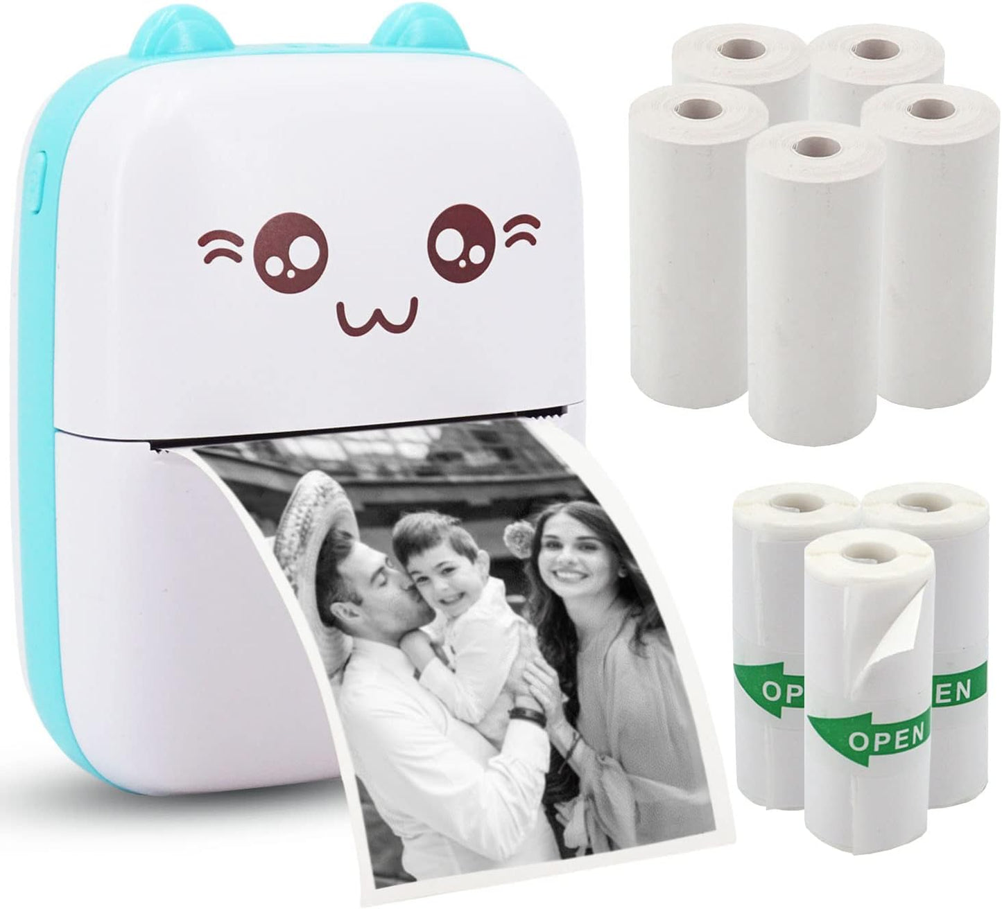 Vicbear Mini Pocket Printer: Wireless & Portable!