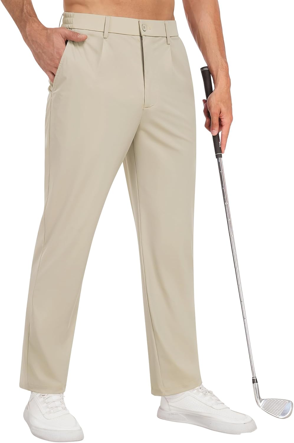Mens Golf Pants Stretch Casual Dress Pants for Comfort and Style