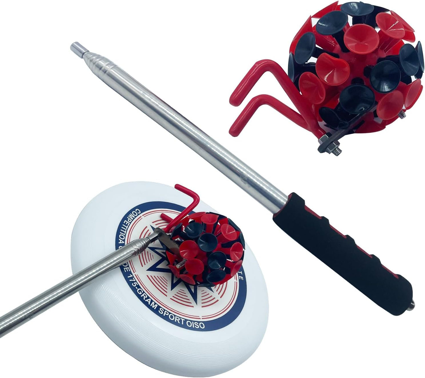 2-in-1 Disc Golf Retriever - Easy Disc Recovery!
