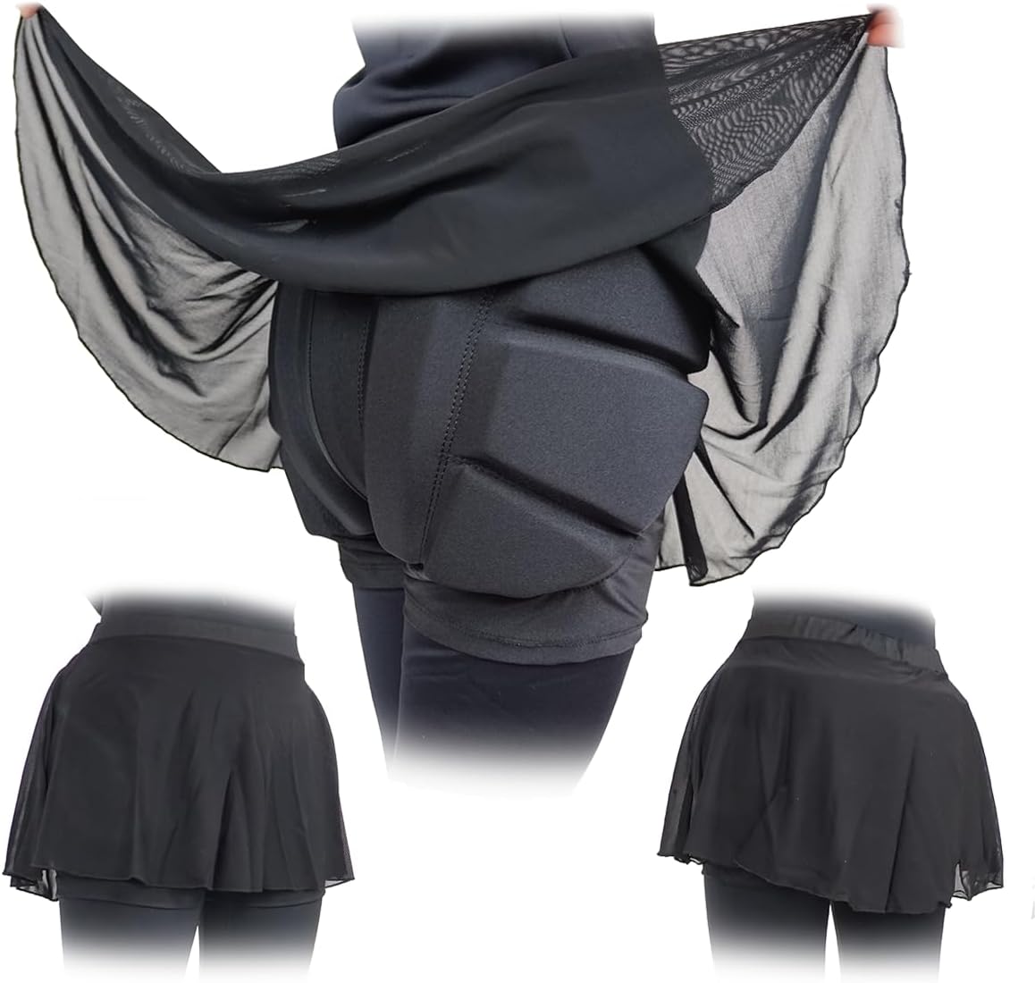Skating Spirit: Padded Crash Pants with Tailbone Protection
