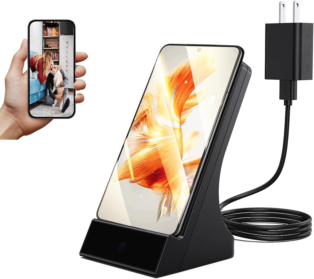 LIZVIE Wireless Charger Camera: Clear HD Monitoring