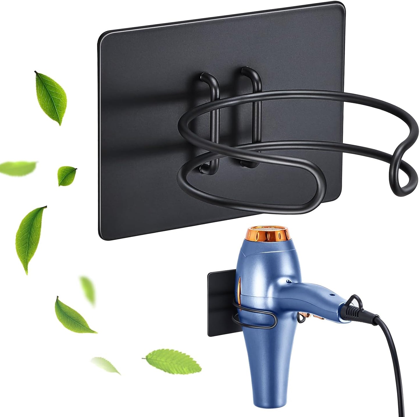 LOXSUN Wall-Mounted Hair Dryer Holder - Stylish Organization