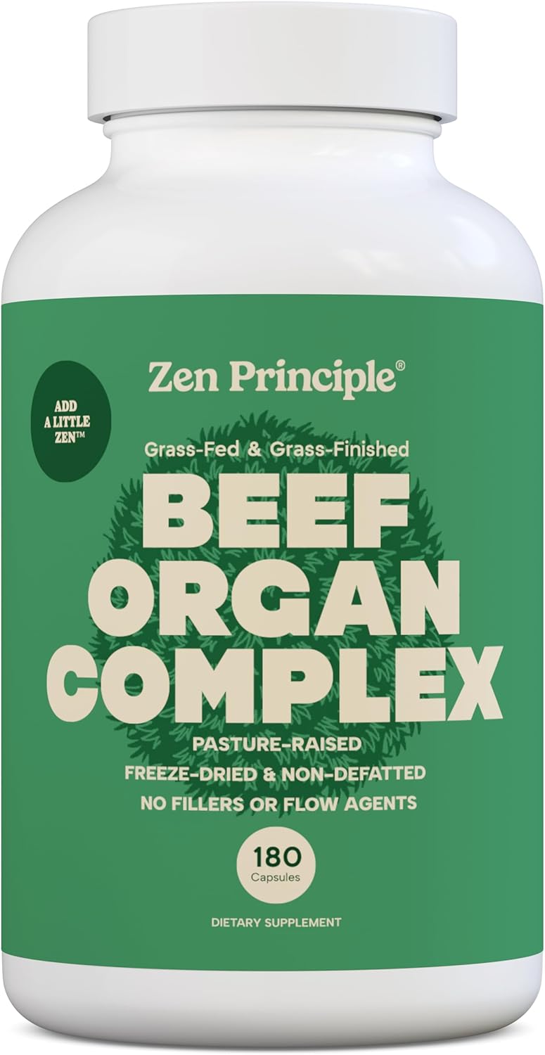 Grass Fed Beef Organs Supplement for Enhanced Energy and Health