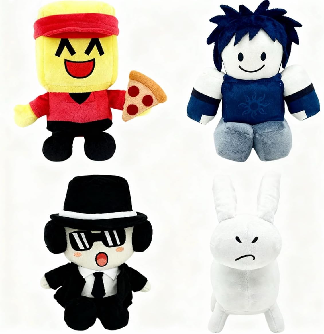 4 Packs Gubby Gift Plush Keychain for Home Decor 10 inch