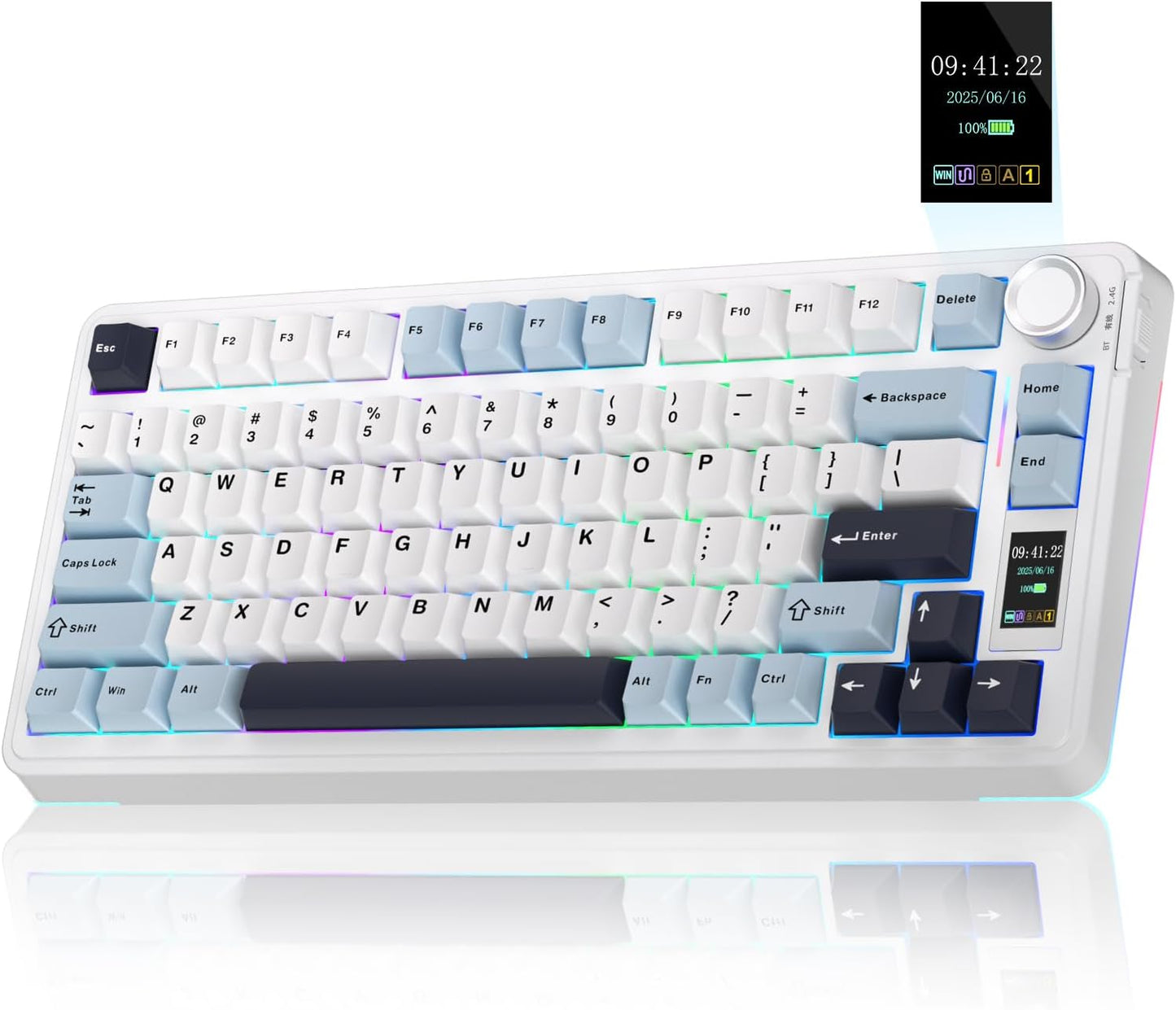AULA S75 PRO Wireless Mechanical Keyboard with Custom Screen