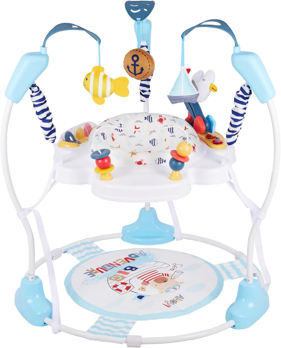 3-in-1 Baby Activity Center with 360 Rotating Seat for Fun