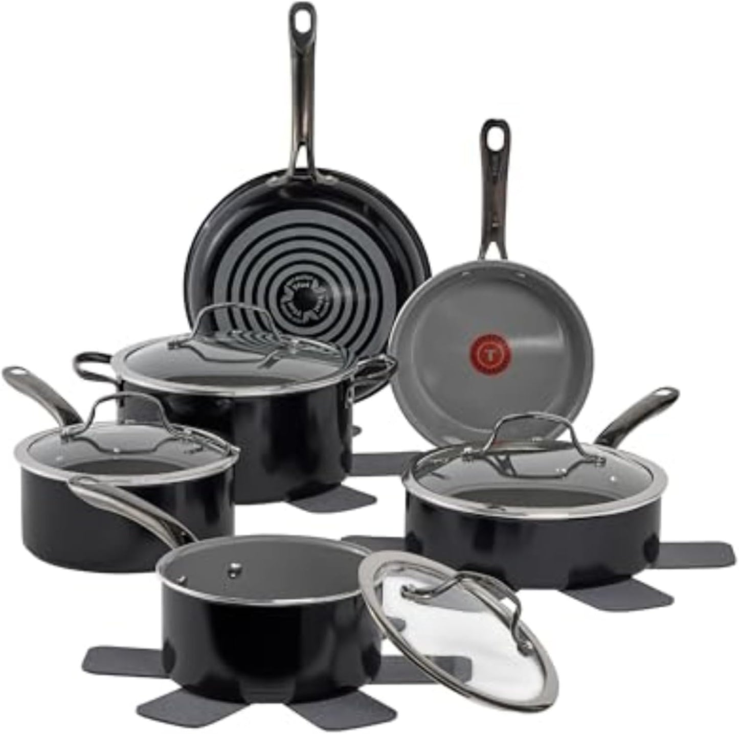 T-fal Preserve Ceramic Nonstick Cookware Set for Every Kitchen