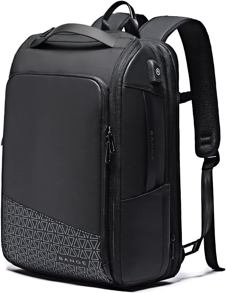 BANGE 45L Expandable Travel Backpack for Business and Weekend Trips