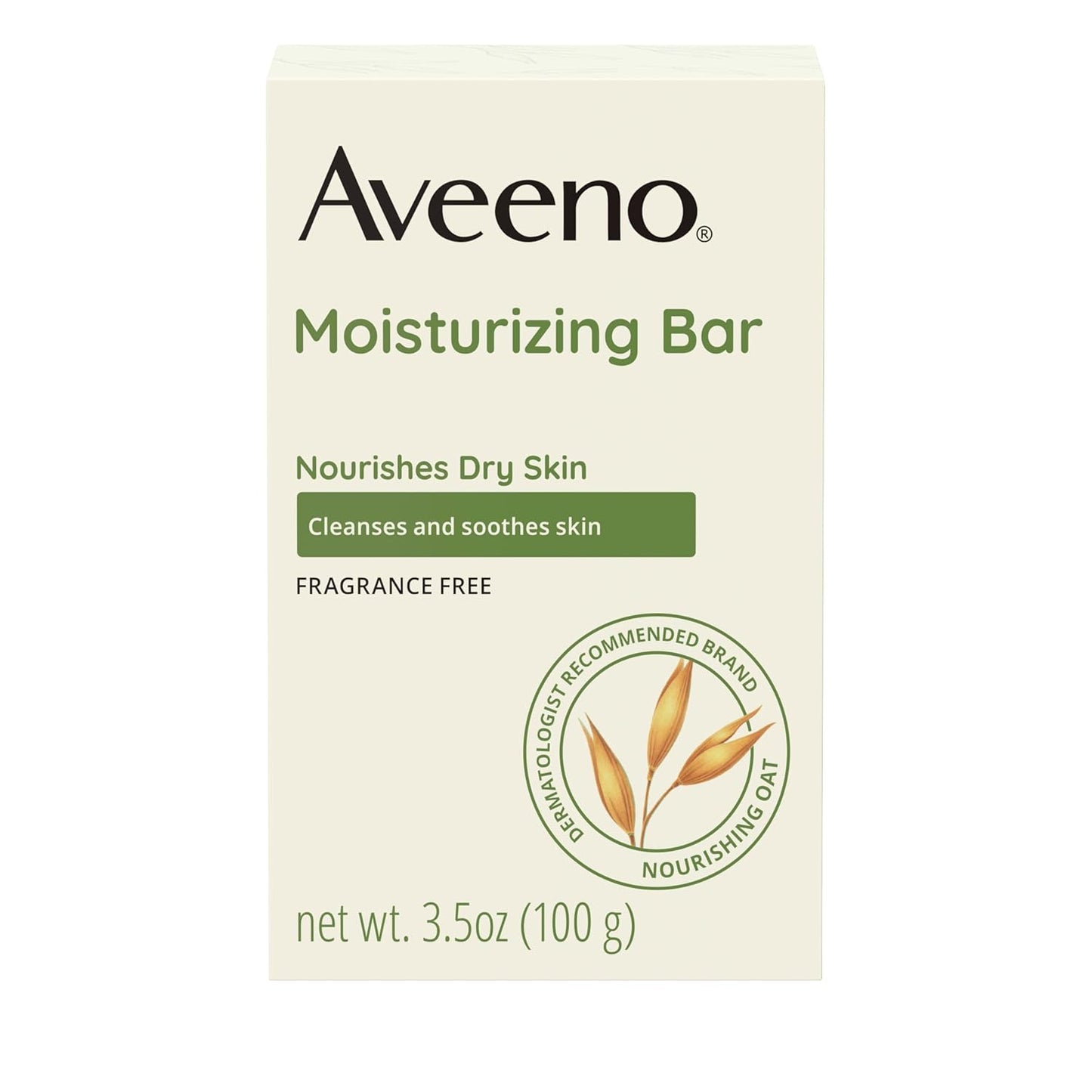 Aveeno Gentle Moisturizing Face Cleansing Bar for Dry Skin