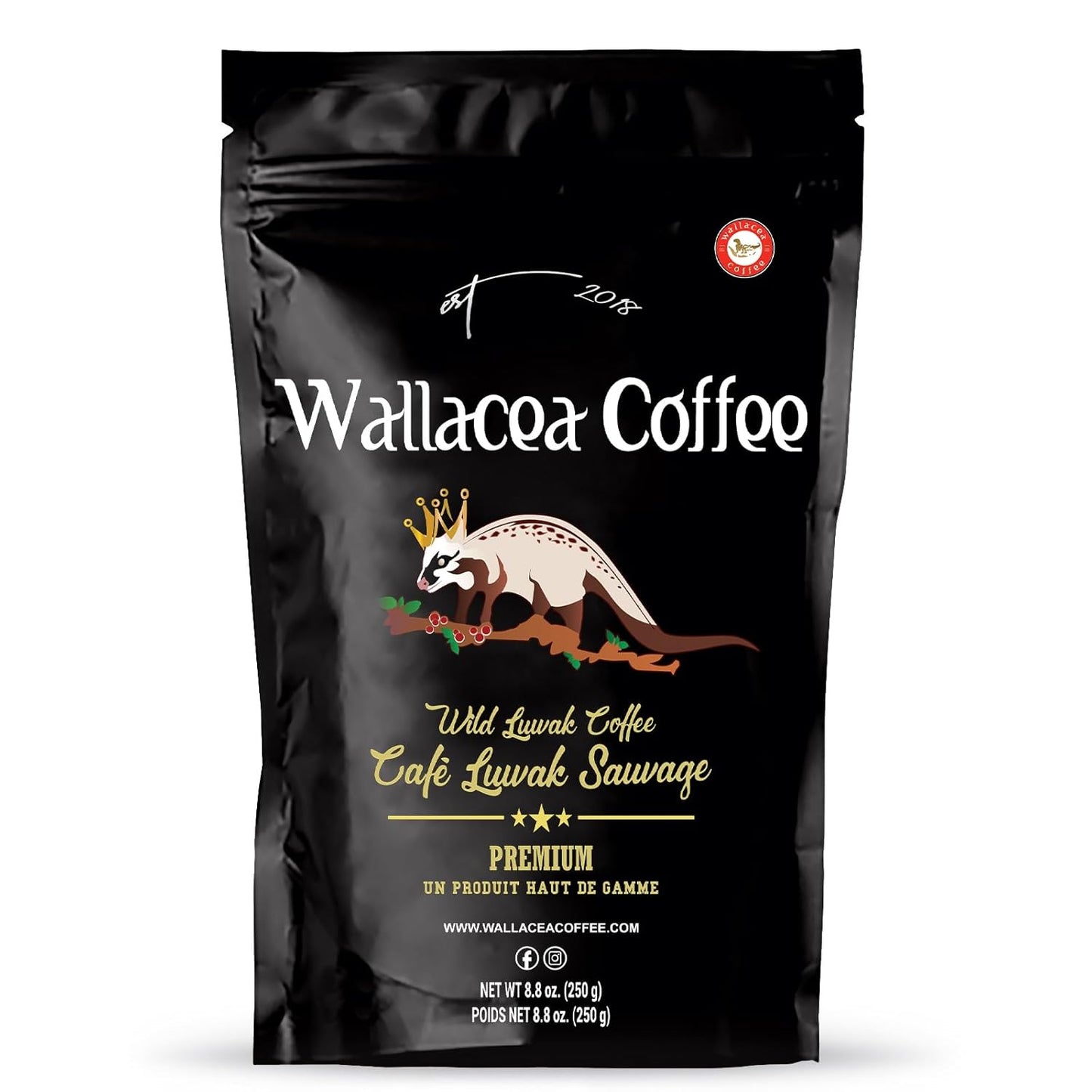 Wallacea Coffee Wild Kopi Luwak Coffee Beans from Indonesia