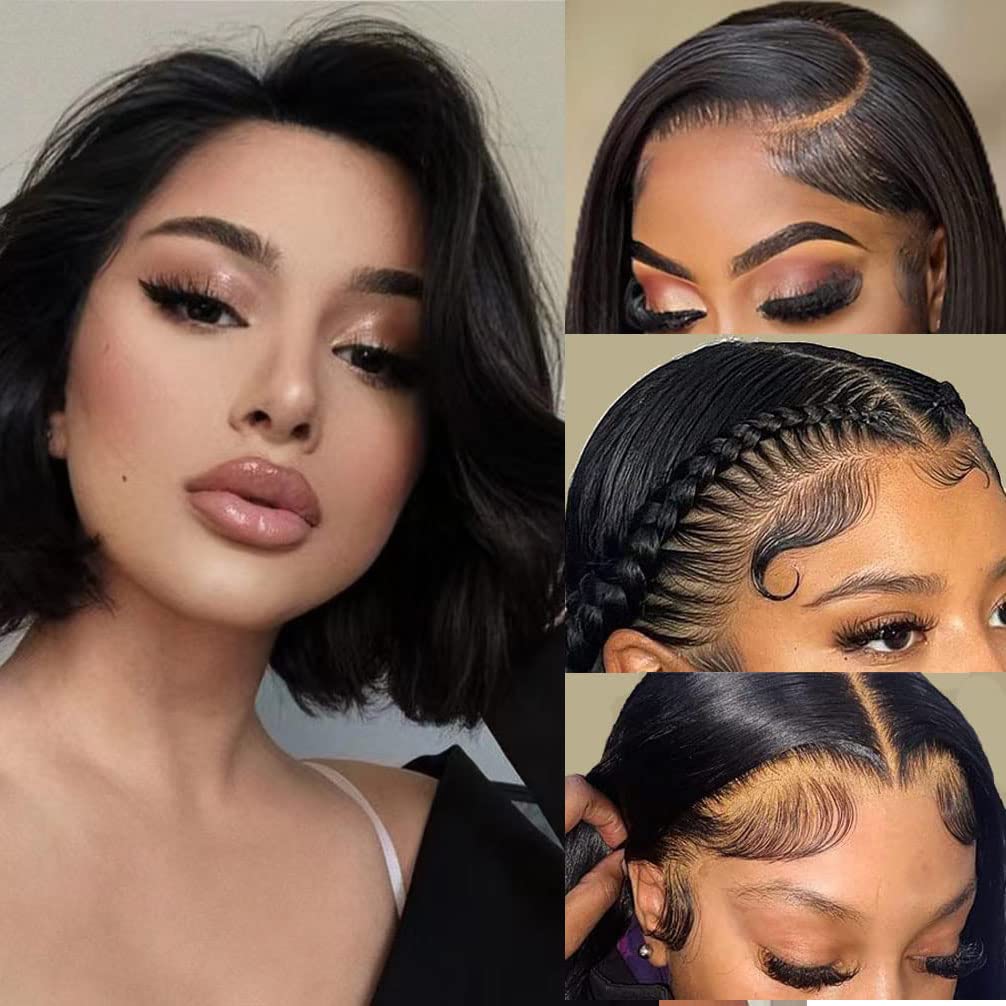 Bob Wig Human Hair 13x4 Lace Front Wigs for Black Women