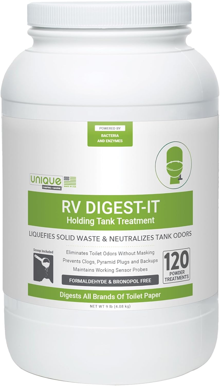 Unique RV Digest-It Classic Powder for Odor Elimination and Waste