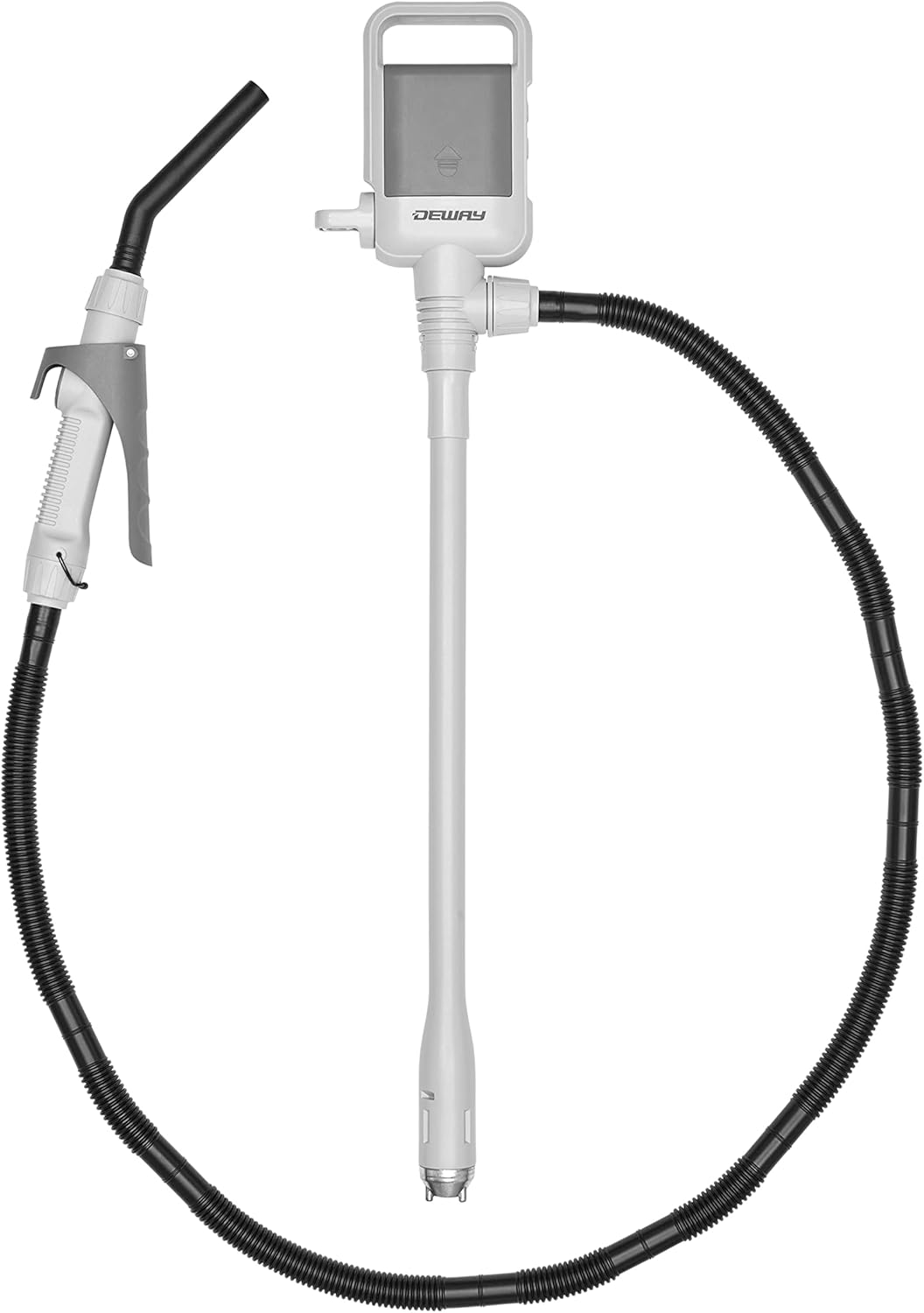 DEWAY Portable Fuel Transfer Pump - Instant 2.4 Gal/Min Flow