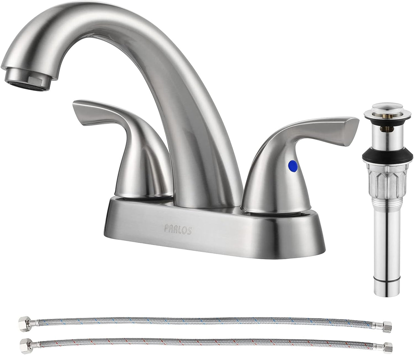 PARLOS 2-Handle Bathroom Sink Faucet with Drain Assembly