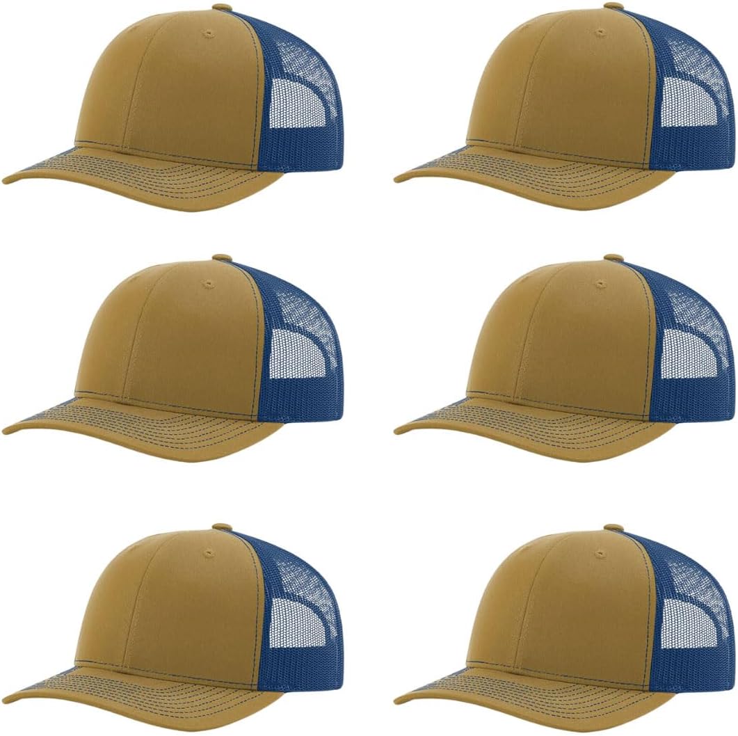 Richardson 112 Classic Six-Panel Adjustable Snapback Trucker Cap