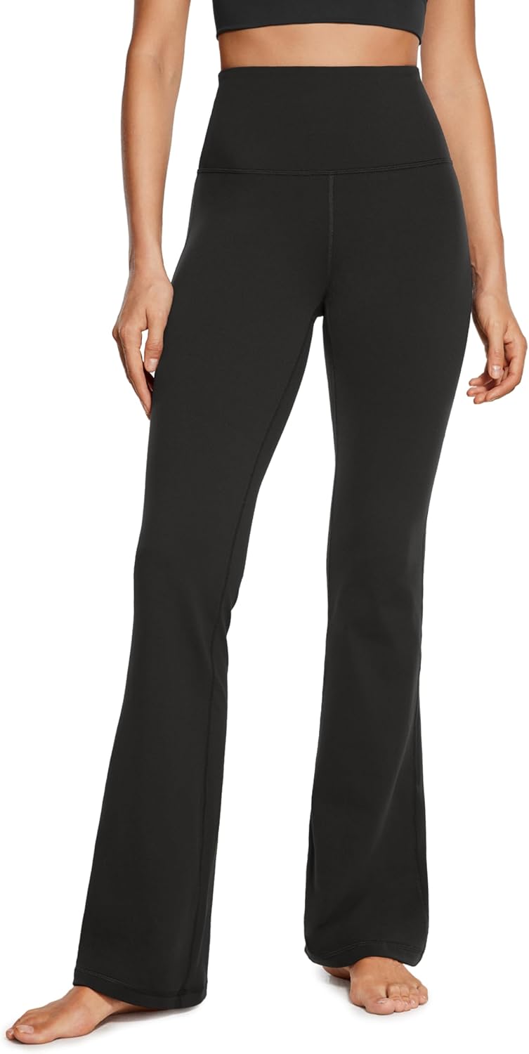 CRZ YOGA Womens Butterluxe High Waist Flare Pants for Comfort