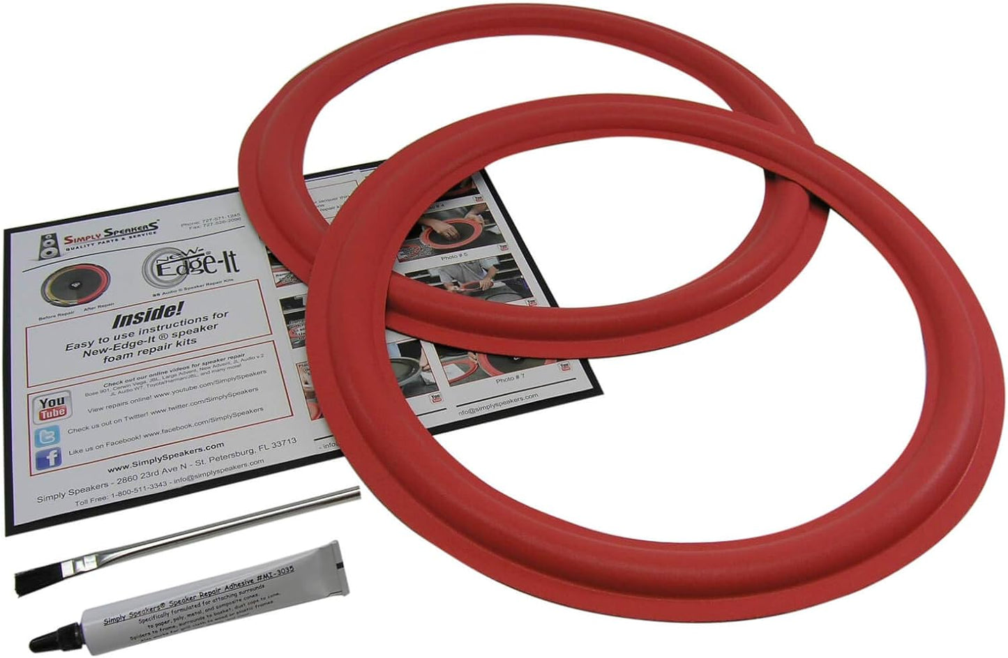 Cerwin Vega 15 Inch Foam Speaker Repair Kit for Quality Sound