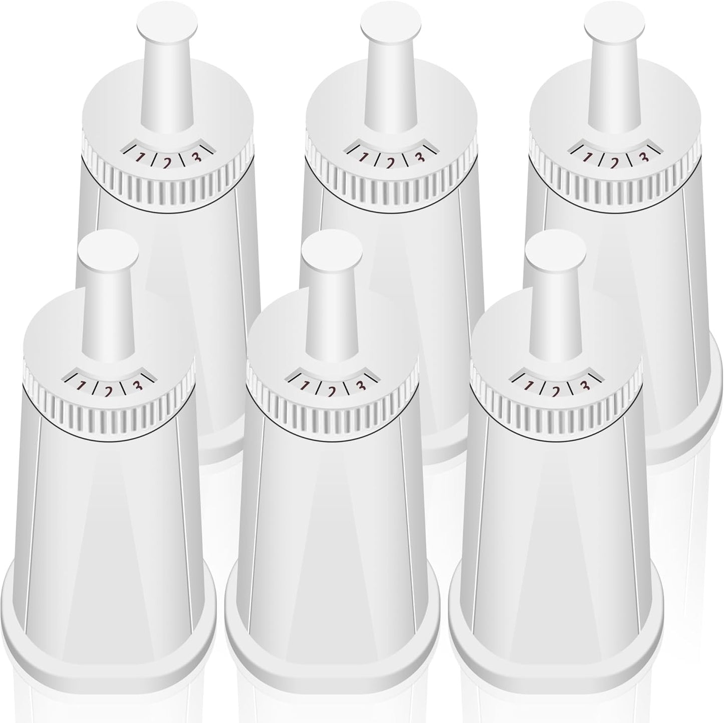 6 Pack Replacement Water Filter for Breville Espresso Machines