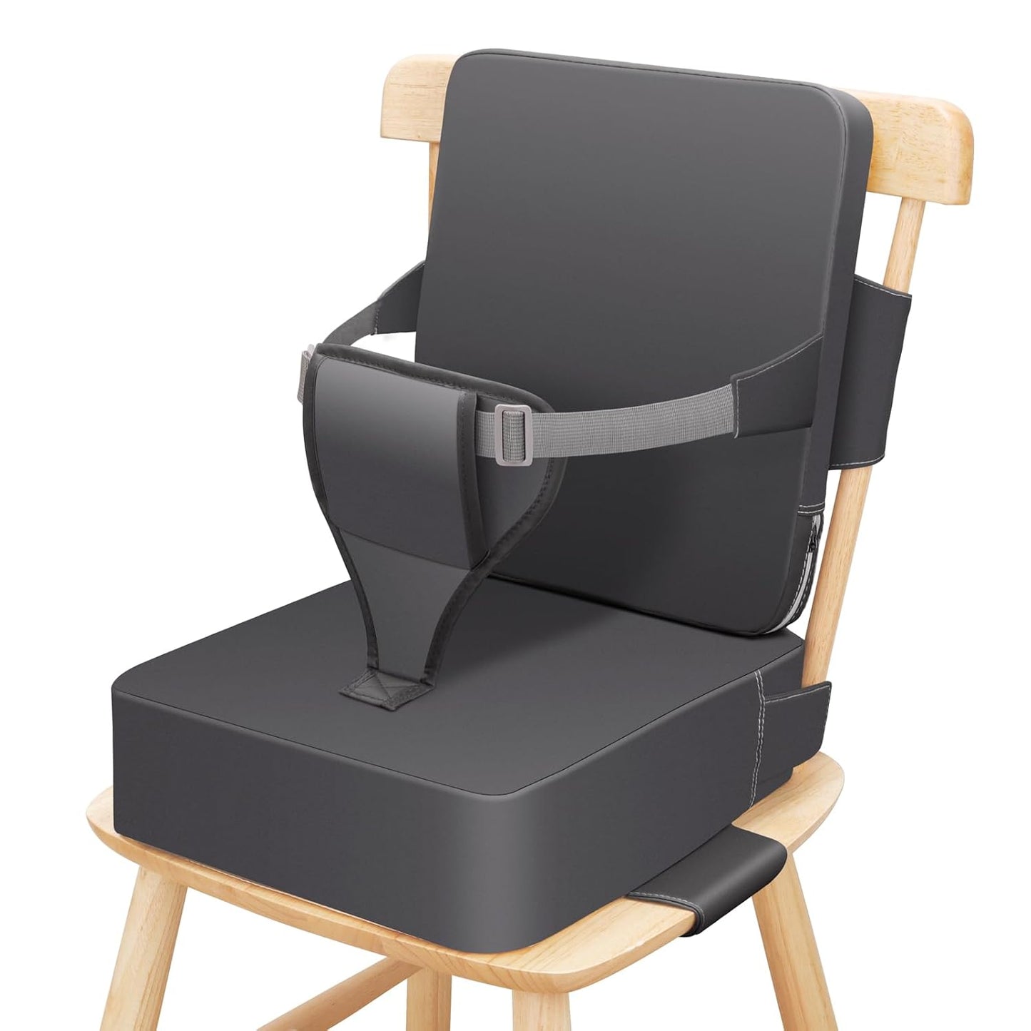 Non-Slip Toddler Booster Seat with Backrest