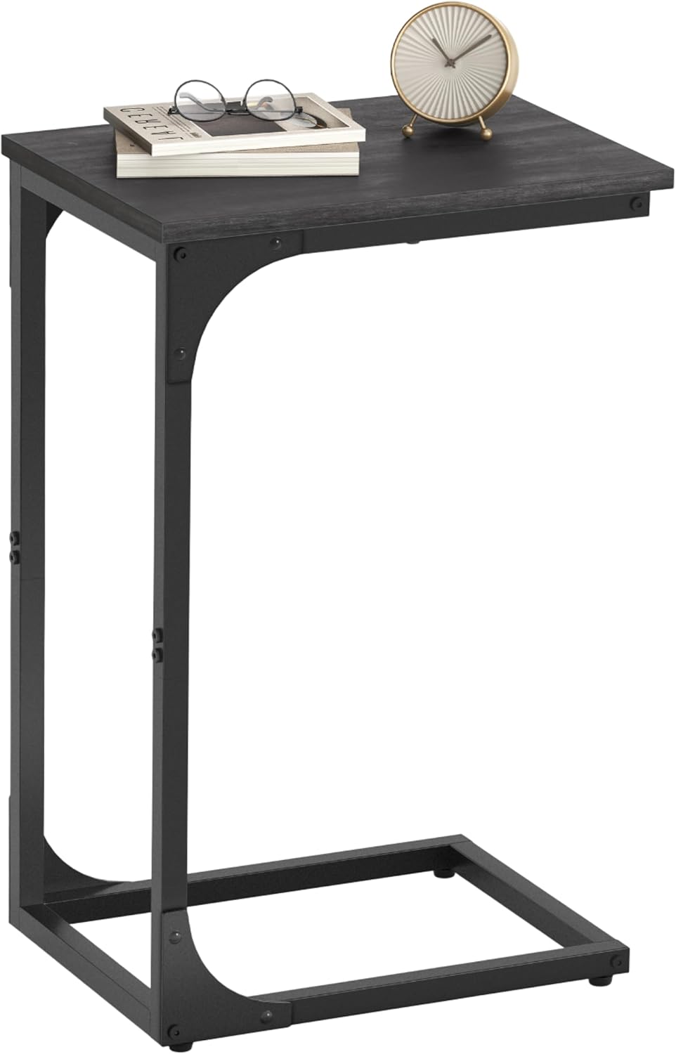 VASAGLE C-Shaped End Table for Small Spaces and Versatile Use