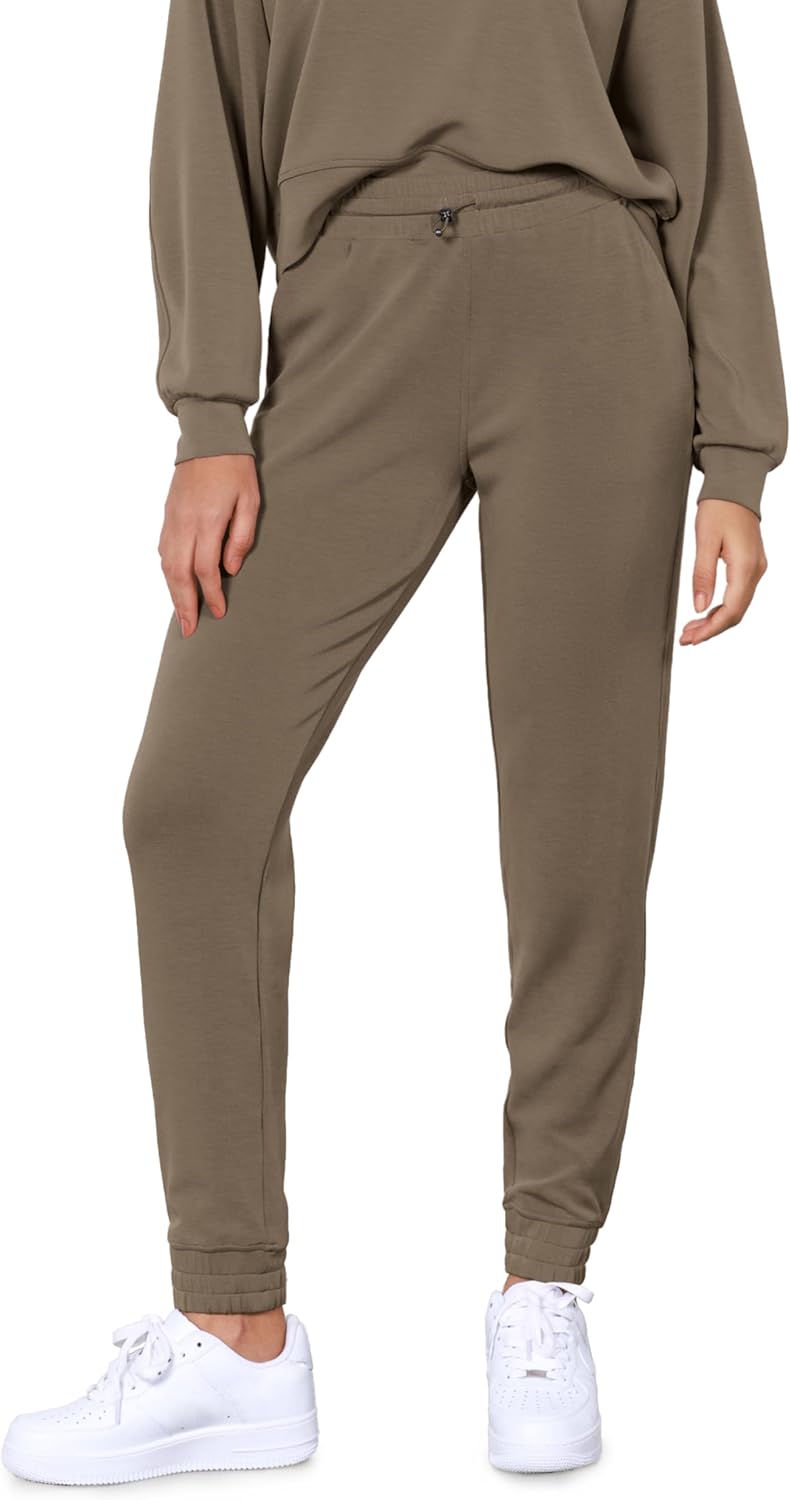 ODODOS Women's Modal Soft Jogger Pants with Pockets for Comfort