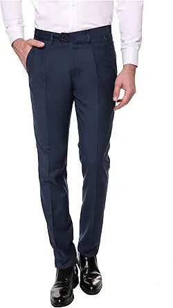 COOFANDY Men's Classic Fit Flat Front Dress Pants for Comfort