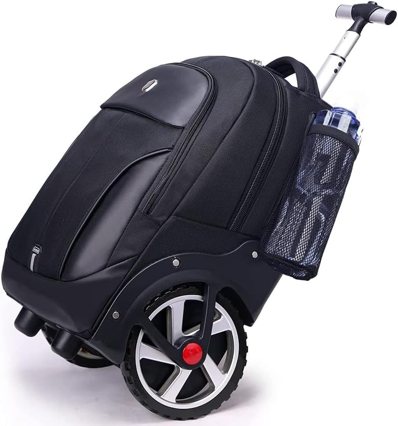 Waterproof Rolling Backpack with Wheels for Business Travel